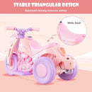 6V Electric Kids Motorcycle Ride-On Car with Bubble Maker and Foot Pedal