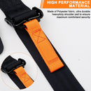 4-Point Safety Harness Set for Go Karts, UTVs, ATVs, and Racing - Black