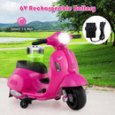 Vespa-Inspired 6V Battery-Powered Kids Motorcycle by INFANS
