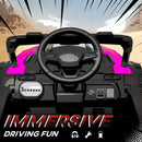 12V Pink Remote-Controlled Kids UTV Truck
