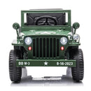 Electric Military Jeep Ride-On Toy