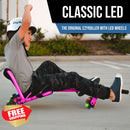 EzyRoller Pink Ride-On Toy with LED Wheels for Ages 3-12