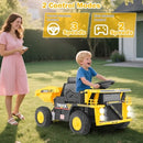 OLAKIDS 12V Ride-On Construction Truck for Kids