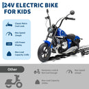 Kids 24V Electric Dirt Bike with Training Wheels and 200W Motor for 45 Minutes of Fun