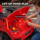 Qaba 3-in-1 Red FORD Shelby Push and Slide Car