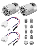 RS555 High-Speed 18V 24V Electric Motors, 2 Pack for Power Wheel Enhancement