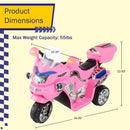 Child's Pink Electric Bicycle - Suitable for Ages 3-6