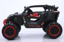 24V Black Electric UTV Ride-On Car for Kids with 400W Motor and Remote Control