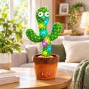 Interactive Plush Cactus Toy with Singing and Recording Features for Kids
