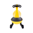 Yellow Zig Zag Ride-On Scooter for Kids Age 3+ - No Batteries Needed