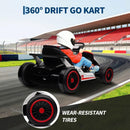 Garvee 24V Electric Drift Go Kart for Kids with Dual 150W Motors and 5-Point Safety Harness - nan