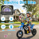 24V 250W Electric Dirt Bike for Kids with Music, Reaching Speeds of 14 MPH