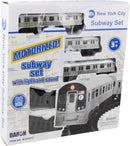 New York City 3 Piece Electric Train Set with Track and Sound Features, 39" x 25"