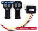 Wireless Electric Winch Remote Control for 12V Cars, Set of 2 Universal Mini 5 Wire Connectors