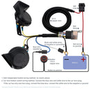 Blue Motohorn 12V Train Horn - 130dB Dual Tone Super Loud Truck Horn