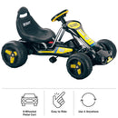 Lil' Rider Black 4-Wheel Pedal Go Kart for Kids