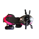 12V Battery Operated 3-Wheel Motorcycle Toy for Kids with Illuminated Wheels