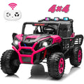 24V Dual Seater Electric UTV with 2WD/4WD and 3 Speed Remote Control for Kids