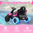Electric UTV for Older Kids - 12V Battery Powered Ride-On Car with Remote Control in Pink