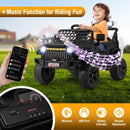 12V Battery-Powered Electric Ride-On Truck for Toddlers with 3 Speed Options