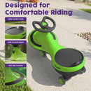 Hurtle Wiggle Ride-On Car for Kids - No Pedals, Batteries, or Gears Required