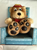 Vintage 1998 Baby Bear Plush with Interactive Goldilocks Storybook