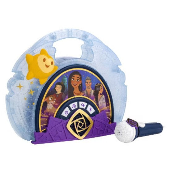 Kid-Friendly Portable Bluetooth Stereo Boombox with Built-In Light Show