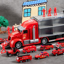 JOYIN 25-in-1 Fire Truck Toy Set with Lights and Sounds
