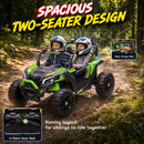 Green 24V Electric Truck Car for Two Kids with Remote Control