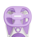 12V Purple Electric Wiggle Car for Kids with Bluetooth Music and 5MPH Speed