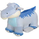 Blue 6V Electric Ride-On Animal for Kids with Music