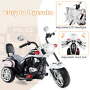 White Harley Davidson 6V Electric Ride-On Motorcycle for Kids