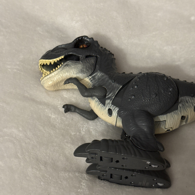 Interactive Animated Attacking T-Rex Dinosaur Toy with Walking and Sound Effects