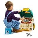 Junior Mechanic Car Repair Playset - 60 Pieces with Lights, Sounds, and Steering Wheel