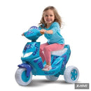 Frozen Electric Scooter for Kids Aged 3-5, Maximum Weight 55 lbs