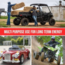 YTX12-BS AGM Motorcycle and Power Sport Battery Replacement