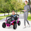12V Battery Operated Electric Ride-On Car for Kids with Remote Control, LED Lights, and Music