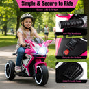 Mini Electric Motorcycle for Kids with LED Lights and 6V Battery Power