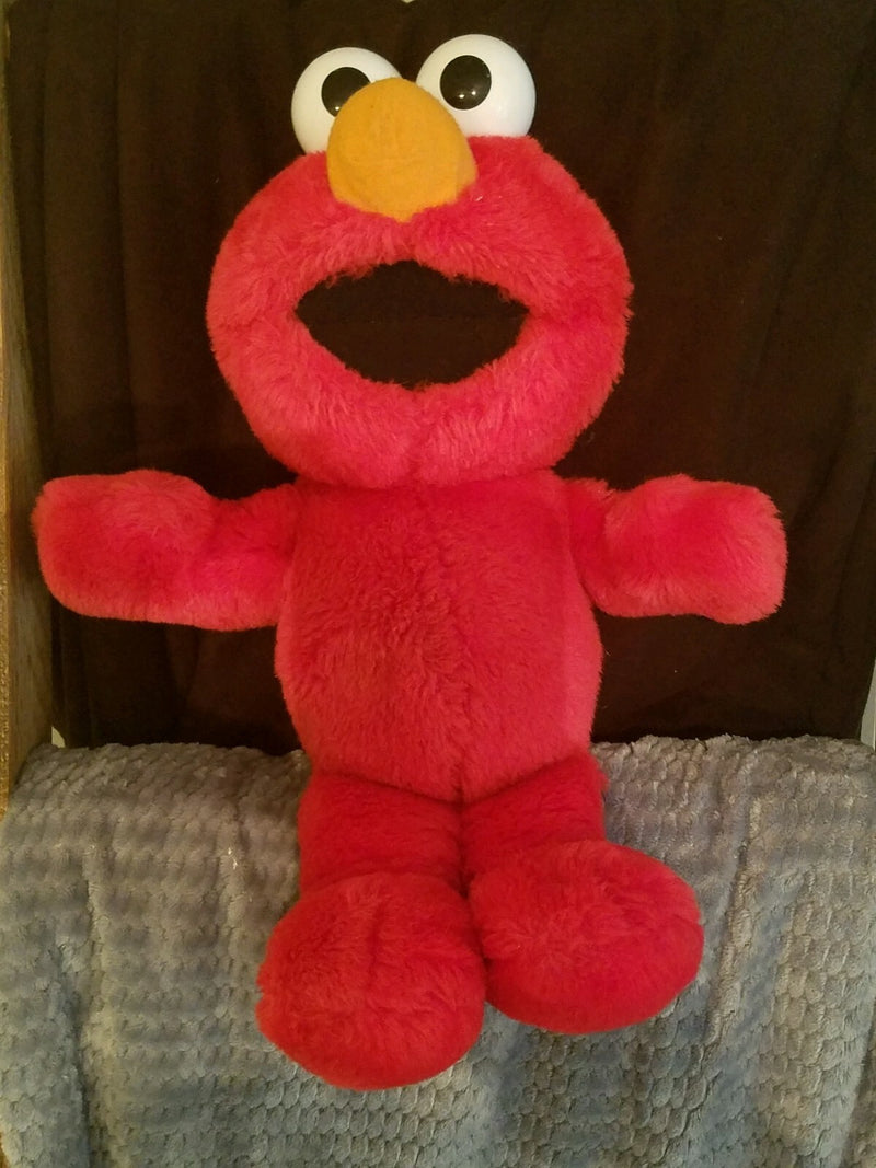 Working 1995 Original Tickle Me Elmo Deluxe 16 Inch Sesame Street Doll