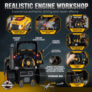 Interactive Mechanic Truck Engine Set with Lights, Sounds, and Accessories