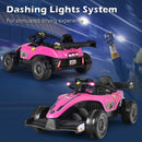 Electric Pink Racing Truck for Kids with Remote Control, MP3 Player, and Lights