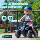 Toddler Electric Ride-On Vehicle, Suitable for Ages 1.5-4, 12V Battery, 80 Minutes of Playtime