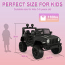 Kids Electric Ride-On Jeep 12V/24V Power Wheels with Music and Remote Control