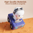 iPlay iLearn Push-and-Play Friction Cars for Toddlers Aged 1-3