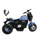 3-Wheel Electric Ride-On Motorcycle for Kids - 6V Dual Drive in Blue