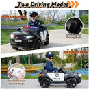 TOBBI 12V Police Electric Ride-On Car for Kids Aged 1-8
