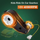 Set of 2 12V Motor Gearboxes for Ride-On Toy Car Wheels