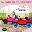Pink Licensed Land Rover Off-Road Electric Ride-On Car for Kids