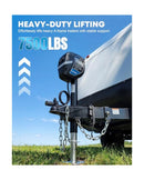 Kohree 7500lbs Electric Trailer Jack Featuring 7 Way Plug and Integrated Level