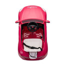 12V Pink Sports Car Ride-On for Girls with Doll Seating